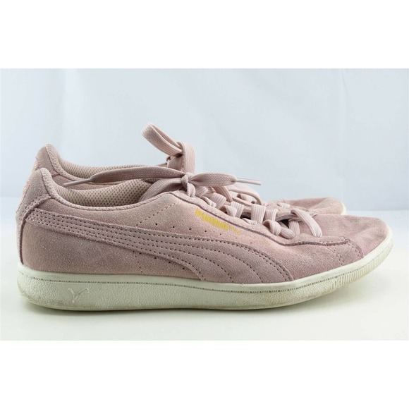 PUMA Size 7.5 M Pink Lace Up Fashion‎ Sneakers Synthetic Shoes - Picture 3 of 7